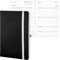 CP-50965 - Chronoplan Chronobook Buchkalender, Black Edition, 2025, Mini, schwarz, Softcover, Leinenprägung