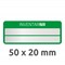 6912 - Avery Zweckform Inventar-Etiketten, 50 x 20 mm, grün