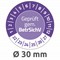 6970-2022 - Avery Zweckform Prüfplaketten Ø 30 mm, violett