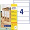 LR4761-25 - Avery Zweckform Recycling Ordner-Etiketten, 61 x 192 mm, weiß, mit ultragrip