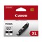CLI-551XLBK - Canon Tintenpatrone mit hoher Kapazität, schwarz