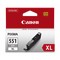 CLI-551XLGY - Canon Tintenpatrone mit hoher Kapazität, grau