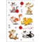 HES-3357 - Herma Decor Sticker, Lustige Katzen, beglimmert