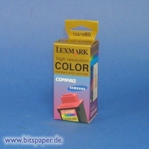 Lexmark 12A1980 - Tintenpatrone Nr. 80, color, Standardkapazität