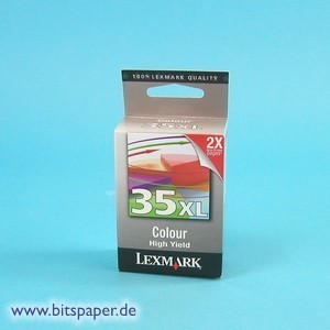 Lexmark 18C0035E - Tintenpatrone Nr. 35XL, color