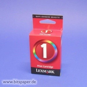 Lexmark 18CX781E - Tintenpatrone Nr. 1, 3-farbig