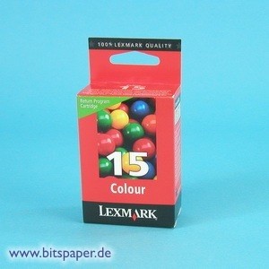 Lexmark 18C2110E - Rückgabe-Tintenpatrone Nr. 15, colour