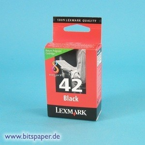 Lexmark 18Y0142E - Tintenpatrone Nr. 42, schwarz