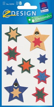 Z-Design 52594 - Sticker Collage Sterne