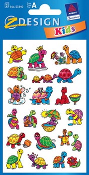 Z-Design 53340 - Sticker beglimmert, Schildkröten