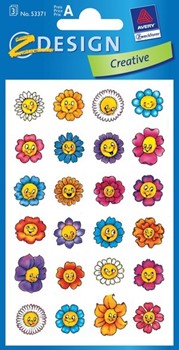 Z-Design 53371 - Sticker Blumengesichter
