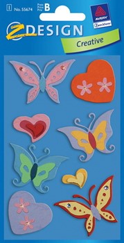 Z-Design 55674 - Sticker Collage Schmetterlinge