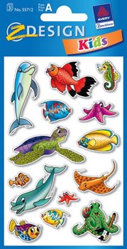 Z-Design 55712 - Sticker Fische + Delfine