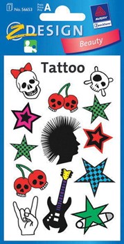 Z-Design 56653 - wasserfeste Tattoos, Punk