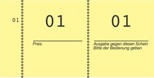 Avery Zweckform 869-10-2 - Nummernblocks gelb, 10 Blocks, 105 x 53 mm