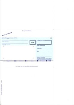 bits&paper BP0053 - Verrechnungsscheck, bankneutral, 50 Blatt