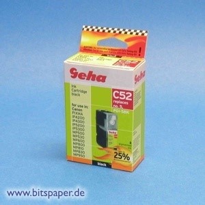 Geha 49363 - Tintenpatrone, schwarz, kompatibel zu Canon PGI-5Bk