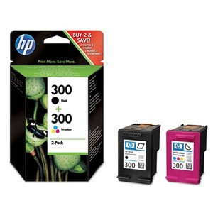 HP CN637EE - 300 Kombipack, schwarz und 3-farbig