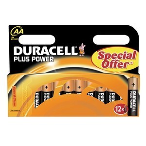 Duracell DUR017863 - Plus Power Batterien, AA 12er D-Click