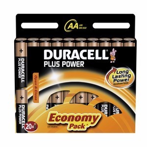 Duracell DUR017986 - Plus Power Batterien, AA 20er Pack