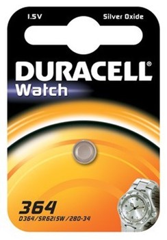 Duracell DUR936854 - Uhren-Batterie 364