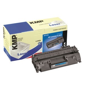 KMP 1217,6000 - Tonerkassette, schwarz, kompatibel zu HP CE505A