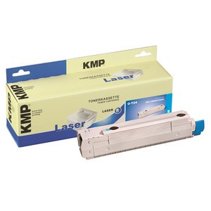 KMP 1330,0003 - Tonerkassette, cyan, kompatibel zu OKI 43487711