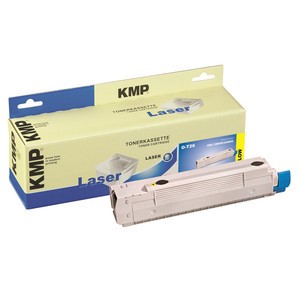 KMP 1330,0009 - Tonerkassette, yellow, kompatibel zu OKI 43487709