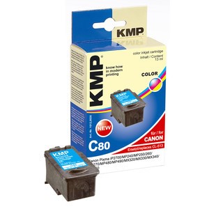 KMP 1512,0530 - Tintenpatrone, color, kompatibel zu Canon CL-513