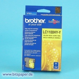 Brother LC1100HY-Y - Tintenpatrone yellow