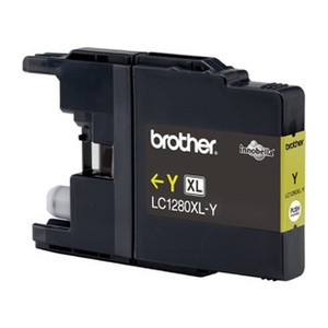 Brother LC-1280XLY - Tintenpatrone yellow, Extra hohe Füllmenge