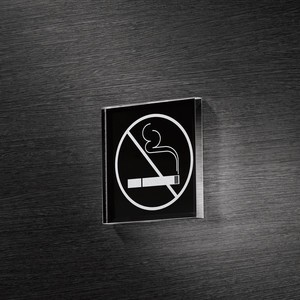 Sigel PA309 - Wand-/Tür-Piktogramm pictoacrylic, Rauchen verboten
