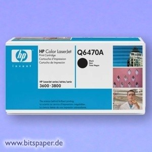 HP Q6470A - 501A Color LaserJet Druckkassette schwarz