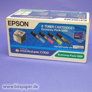Epson C13S050268 - Tonerset für AcuLaser C1100 Serie