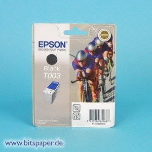 Epson T003011 T003 - Tintenpatrone schwarz