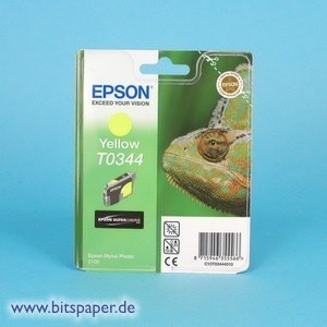 Epson T034440 T0344 - Tintenpatrone gelb