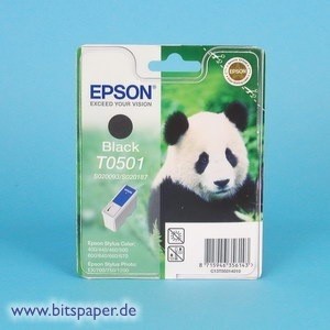 Epson T050140 T0501 - Tintenpatrone schwarz