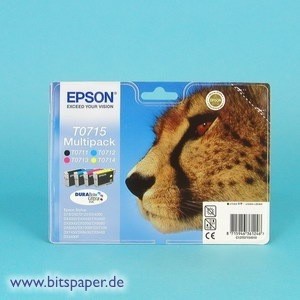 Epson C13T07154012 - DURABrite Ultra Tintenpatronen 4er Pack T0711-T0714