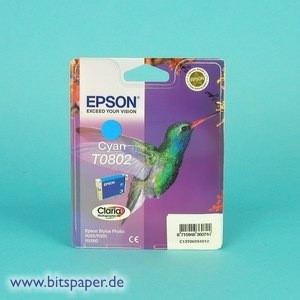 Epson T0802 - Claria Photographic Ink Tintenpatrone cyan