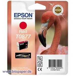 Epson T0877 - Tintenpatrone rot