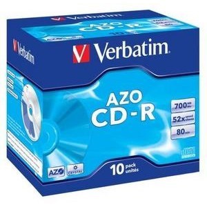 Verbatim 43327 - CD-R 700MB, 52x, Jewelcase,  10er Pack
