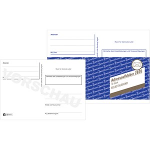 Avery Zweckform 2826 - Adress-/Paketaufkleber Heft mit 10 Aufklebern