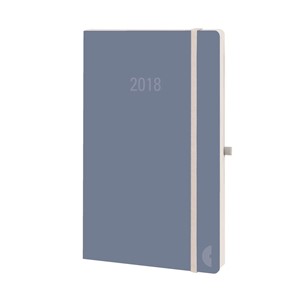 Avery Zweckform 50768 - Chronoplan Chronobook 2018, ca. A5, Wochenplan, denim