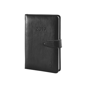 Avery Zweckform 50829 - Chronoplan Chronobook Buchkalender 2019, ca. A6, Business Edition, Wochenplan, schwarz