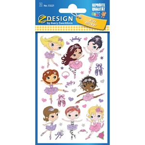 Z-Design 53221 - Papier Sticker, Ballerina