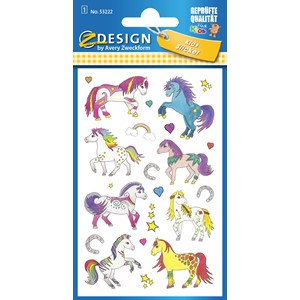 Z-Design 53222 - Papier Sticker, Pferde