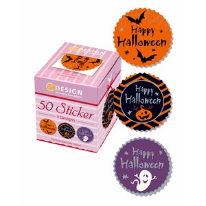 Z-Design 56858 - Sticker auf Rolle, Happy Halloween
