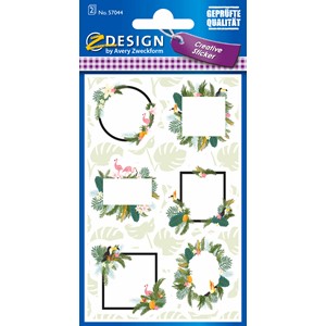 Z-Design 57044 - Deko Sticker, Rahmen