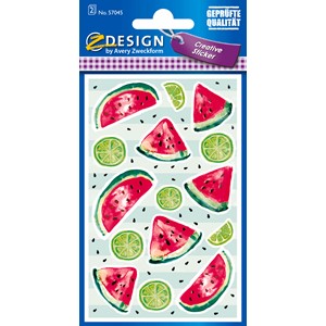 Z-Design 57045 - Deko Sticker, Melone Lemon