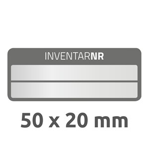 Avery Zweckform 6909 - Inventar-Etiketten, 50 x 20 mm, schwarz